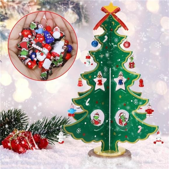 Christmas Advent Calendar with Christmas Tree Ornaments24 Days